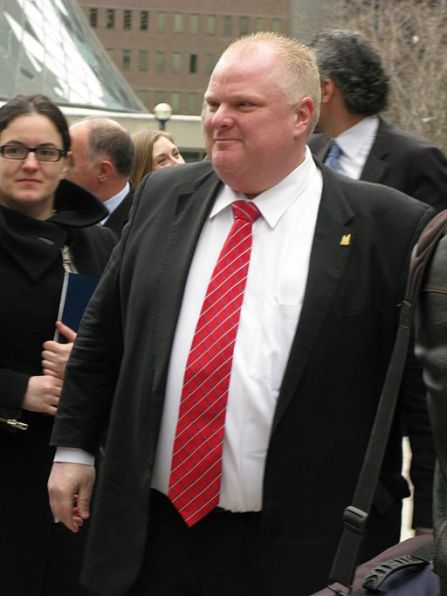 Former Toronto Mayor Rob Ford